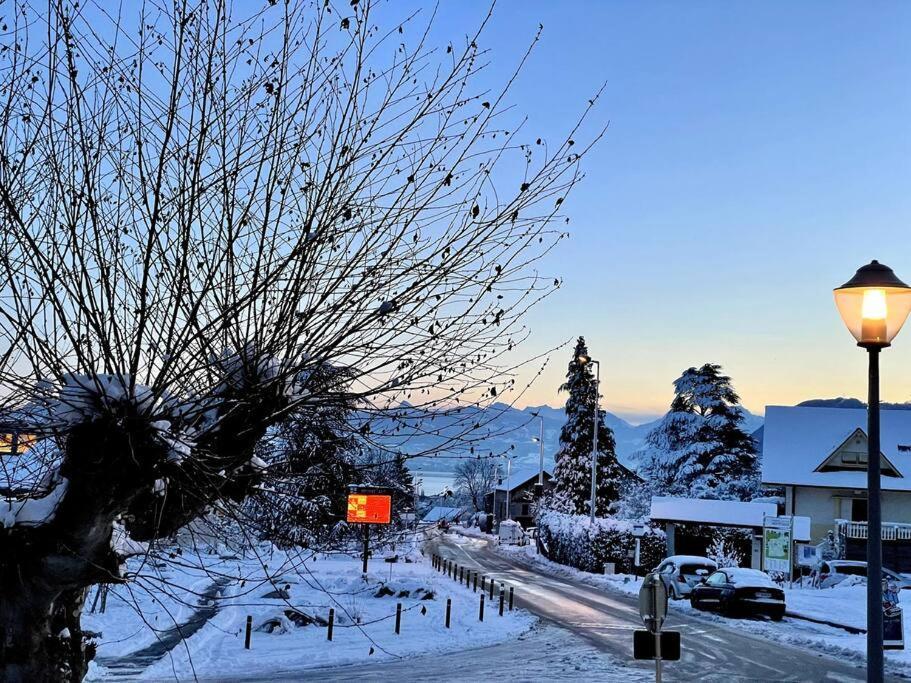 Neuvecelle Chaleureux Appartement Entre Lac Et Montagne מראה חיצוני תמונה